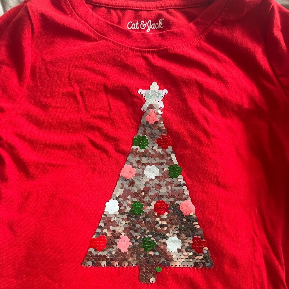 5T Cat & Jack Holiday Long Sleeve Shirt